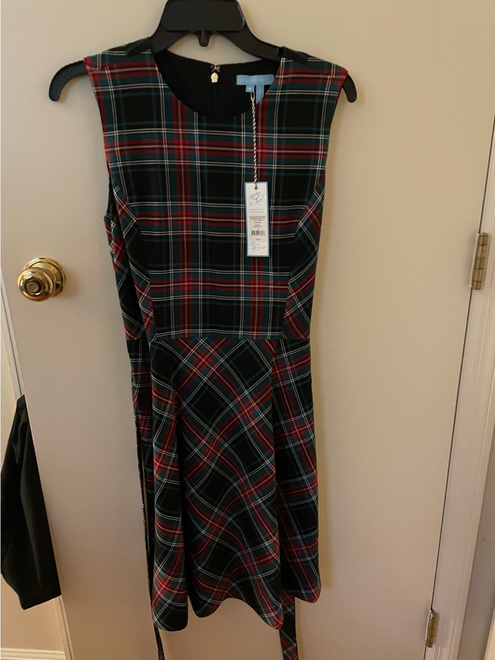 NWT Draper James plaid dress.